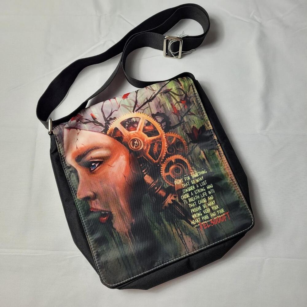 Gearhead Graffiti Shoulder Bag Detroit Street Artist fel3000ft